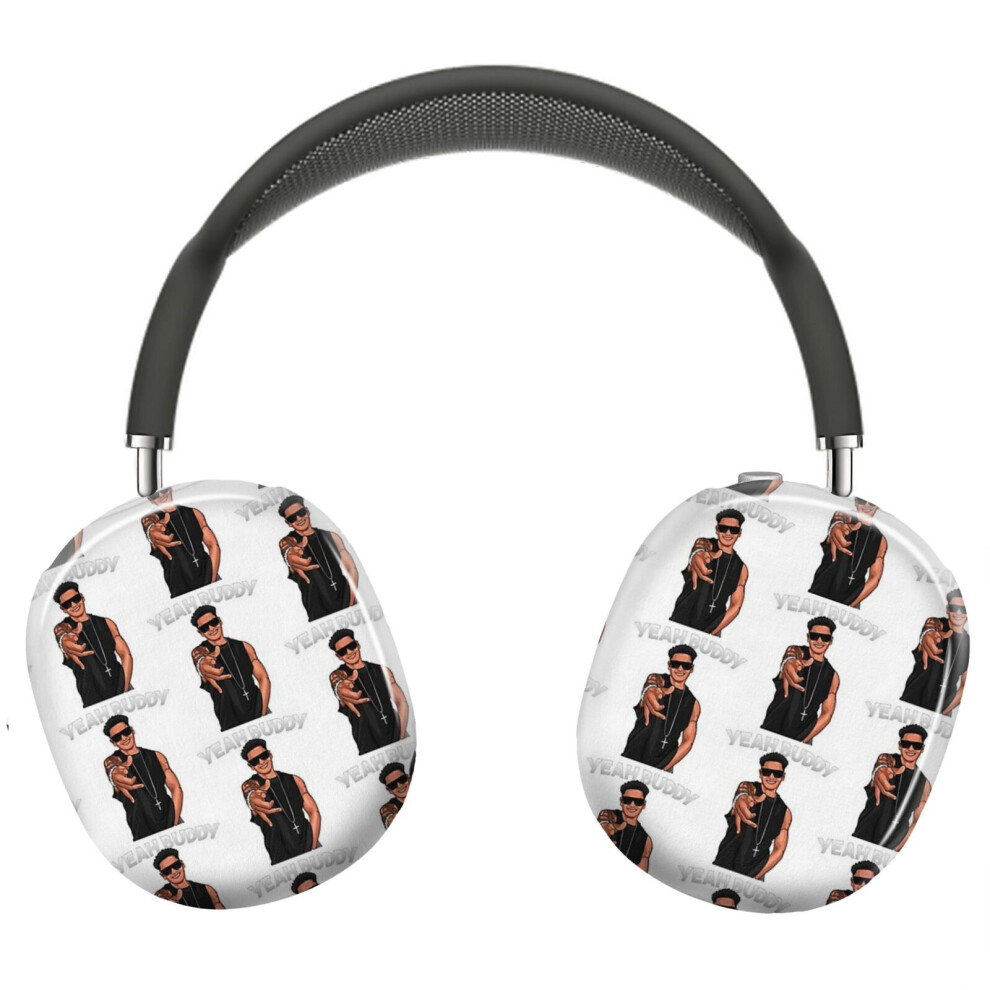 (Yeah Buddy Dj Pauly D Jersey Shore_10771) Protective Cover For Airpods Max Headphones Aesthetic Print Snap On Cases 8841579121862