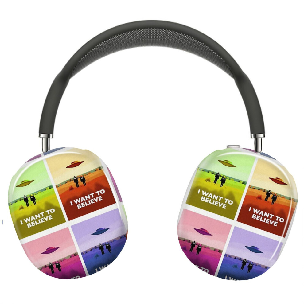 (X Files I Want To Believe X4 Colors _5940) Protective Cover For Airpods Max Headphones Aesthetic Print Snap On Cases 8841579122210