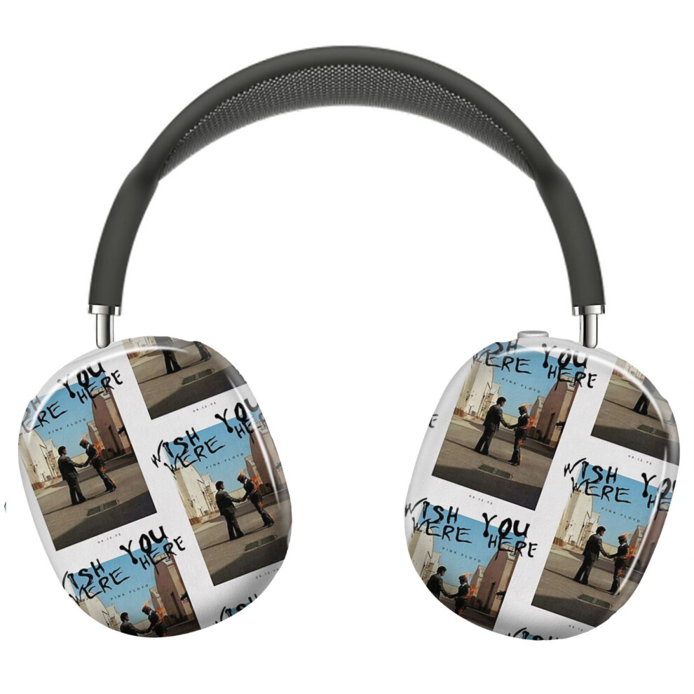(Wish You Were Here Floyd_9855) Protective Cover For Airpods Max Headphones Aesthetic Print Snap On Cases Pink 8841579120582
