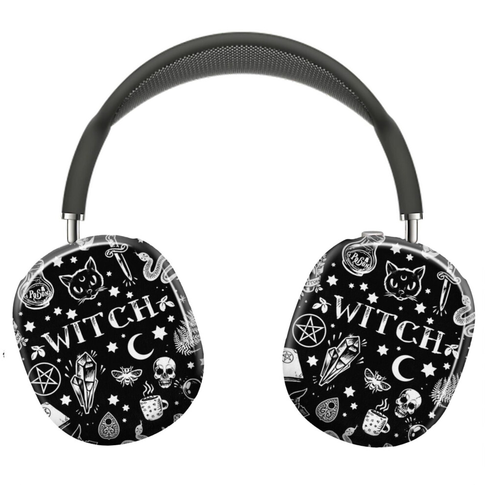 (Witch Pattern 2_7734) Protective Cover For Airpods Max Headphones Aesthetic Print Snap On Cases 8841579120551