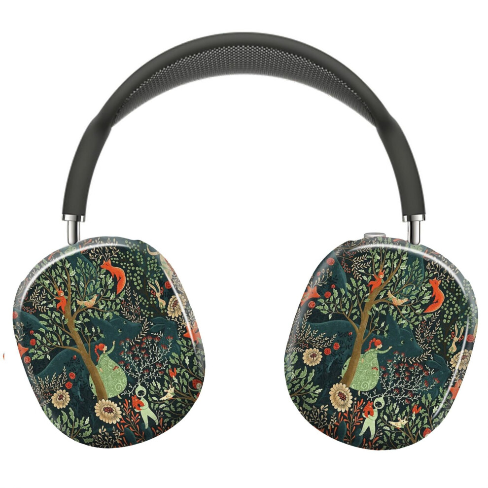 (Whimsical Wonderland_5101) Protective Cover For Airpods Max Headphones Aesthetic Print Snap On Cases 8841579120353