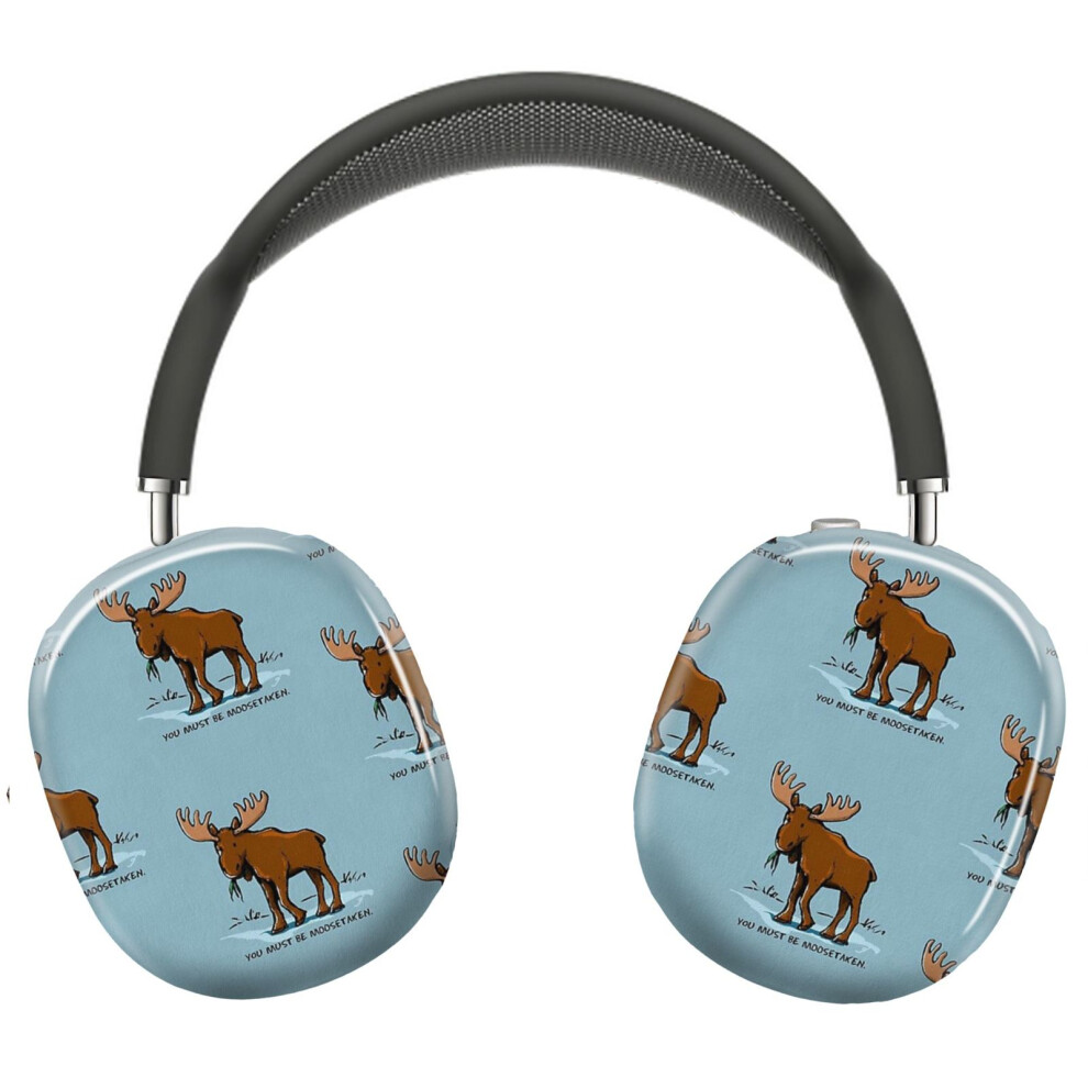 (You Must Be Moosetaken_4983) Protective Cover For Airpods Max Headphones Aesthetic Print Snap On Cases 8841579122425