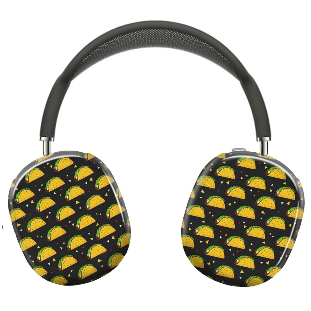 (Yummy Taco Pattern_4281) Protective Cover For Airpods Max Headphones Aesthetic Print Snap On Cases 8841579122814