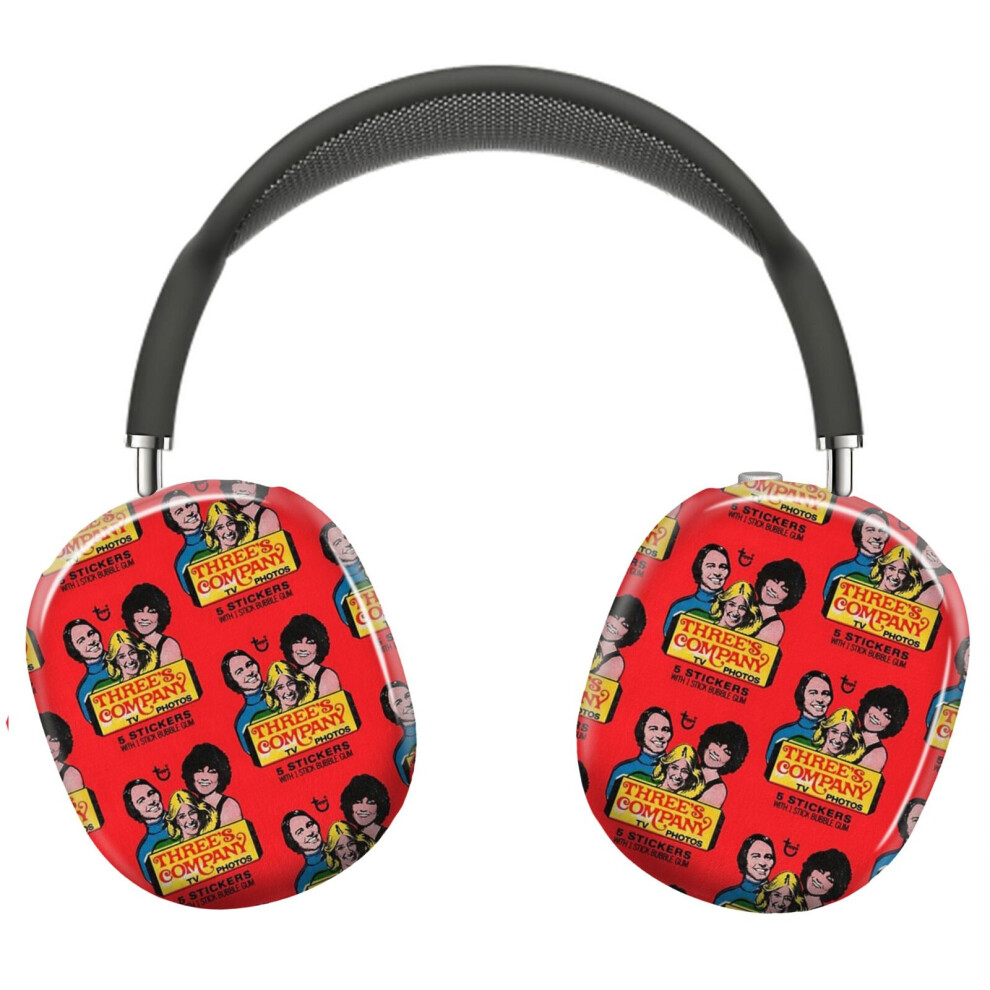 (Three's Company Bubble Gum Pack_9405) Protective Cover For Airpods Max Headphones Aesthetic Print Snap On Cases 8841579123804