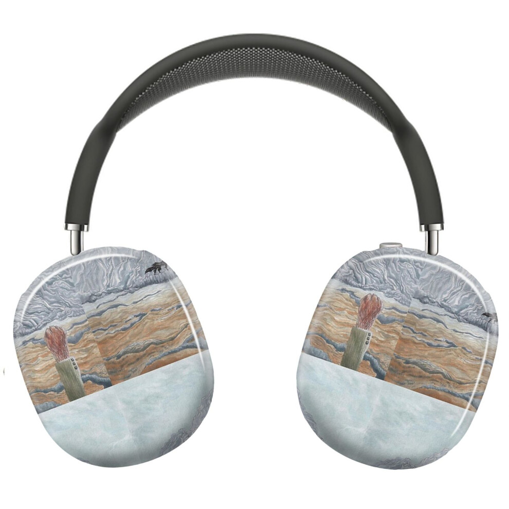 (The Winter Wolf - Fantastic Mr Fox By Wes Anderson_13048) Protective Cover For Airpods Max Headphones Aesthetic Print Snap On Cases 8841579124337