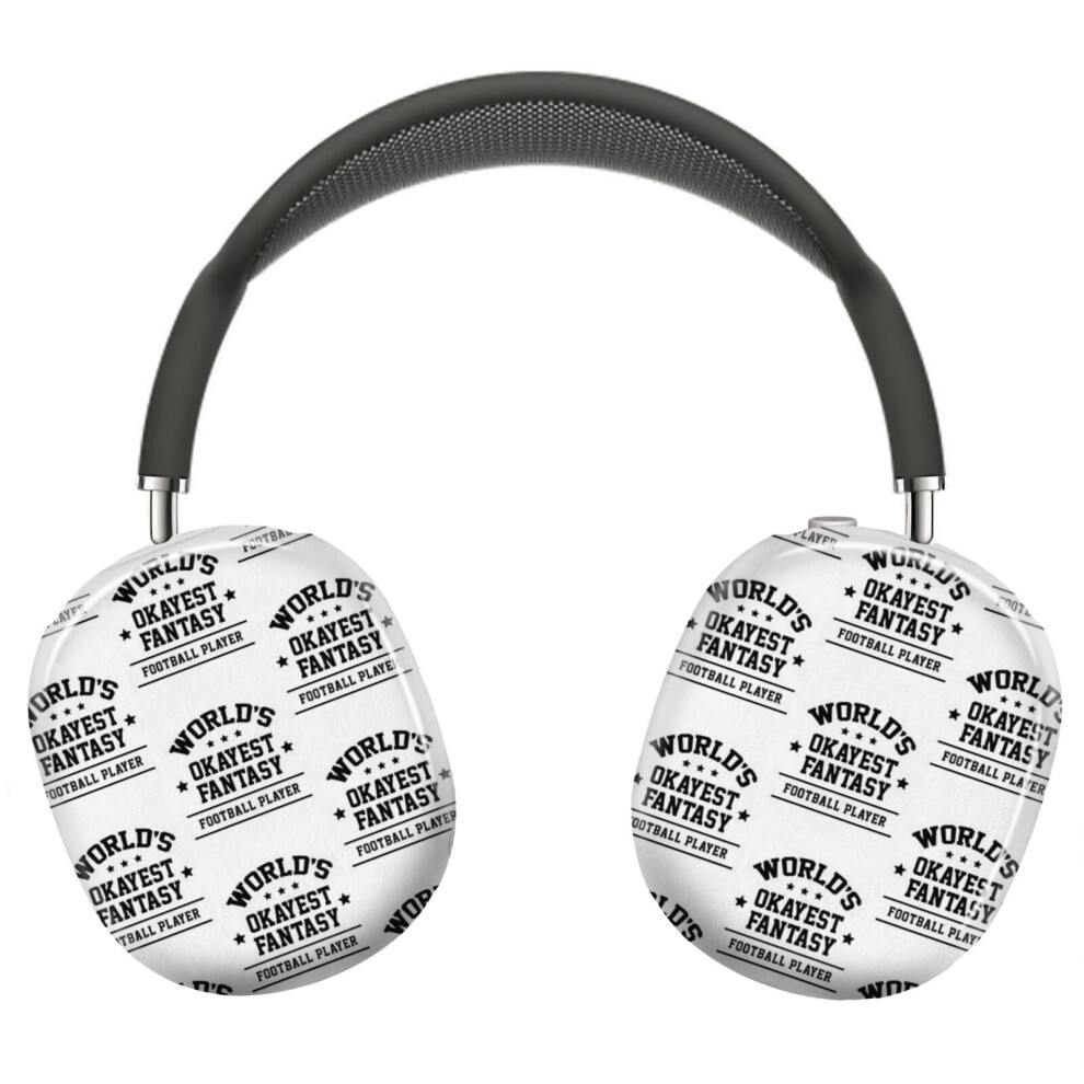 (World's Okayest Fantasy - Football Gift Sports_9364) Protective Cover For Airpods Max Headphones Aesthetic Print Snap On Cases 8841579121497