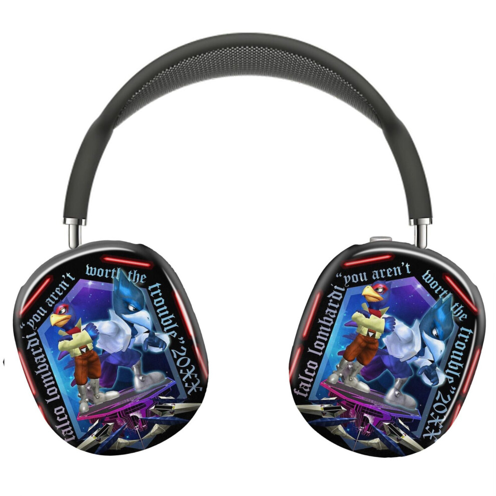(You Aren't Worth The Trouble 20Xx - Falco Smash Melee_14782) Protective Cover For Airpods Max Headphones Aesthetic Print Snap On Cases 8841579121657