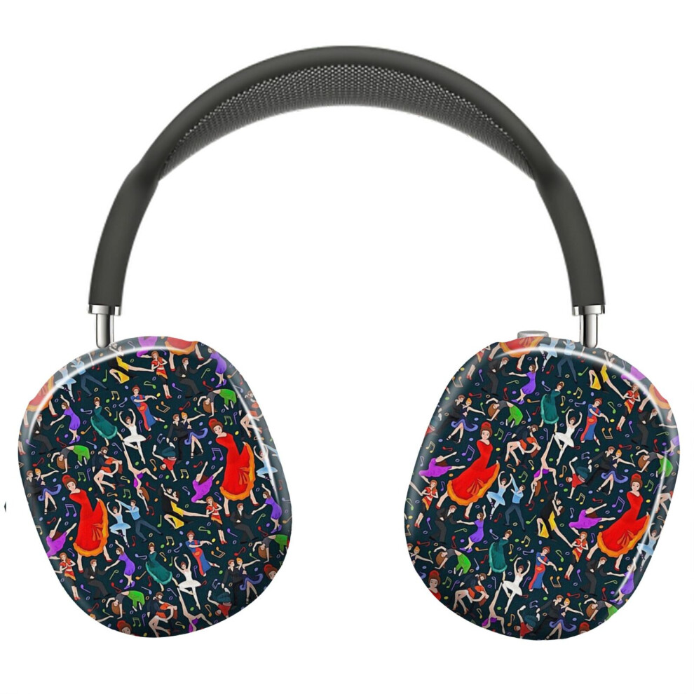 (World Of Dance_6591) Protective Cover For Airpods Max Headphones Aesthetic Print Snap On Cases 8841579121565