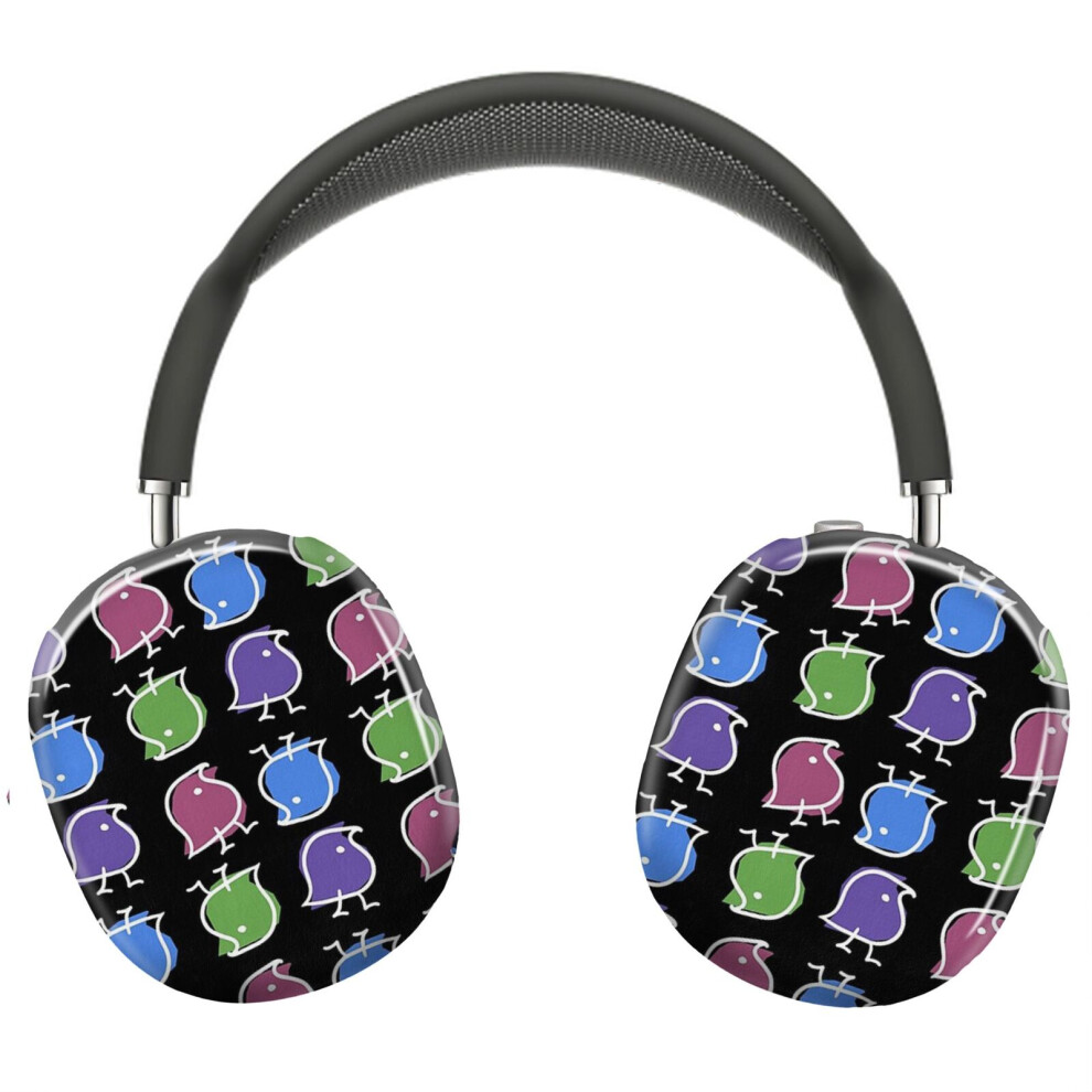 (Wug (Multicolour On )_7474) Protective Cover For Airpods Max Headphones Aesthetic Print Snap On Cases Black 8841579121374
