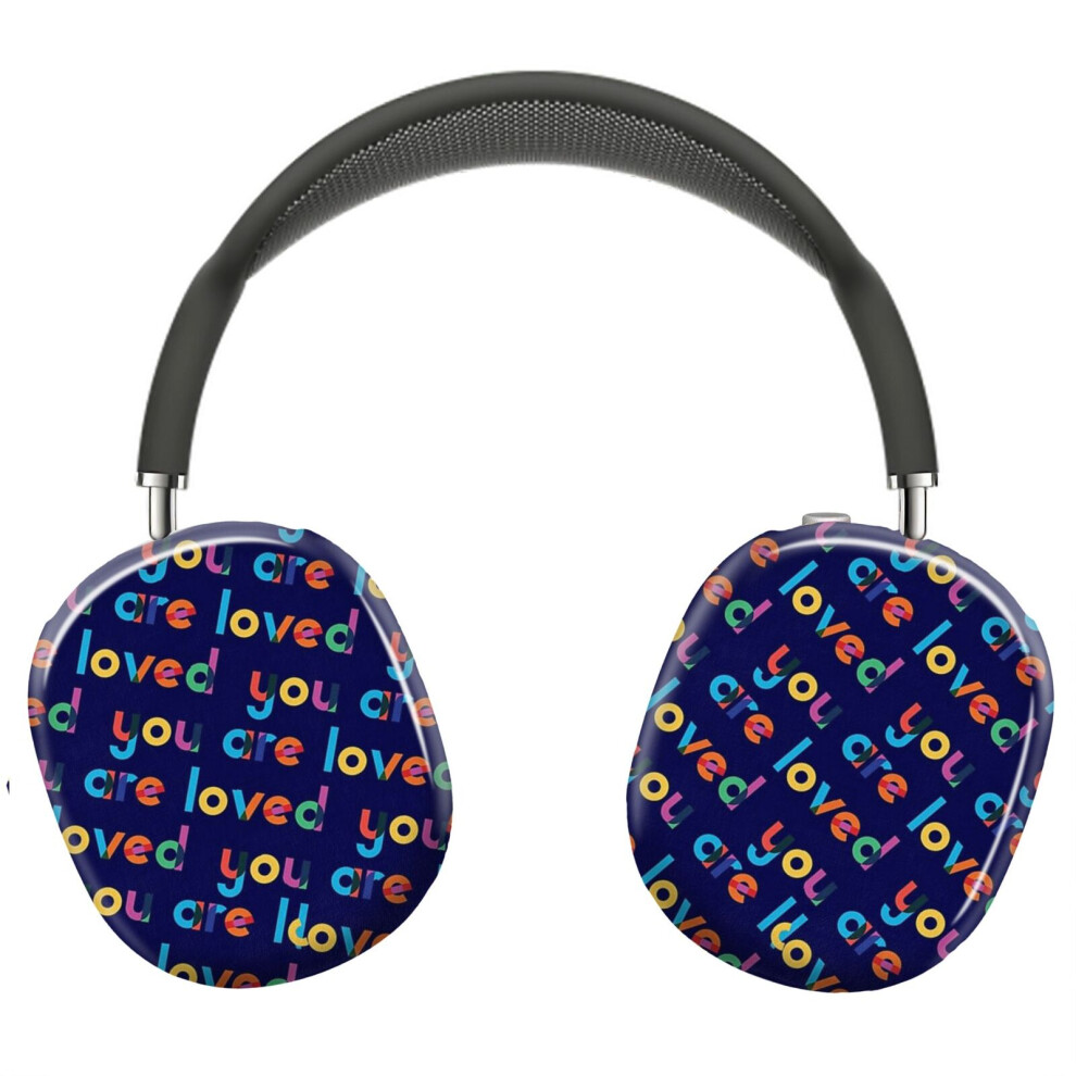 (You Are Loved Colors_2209) Protective Cover For Airpods Max Headphones Aesthetic Print Snap On Cases 8841579121688
