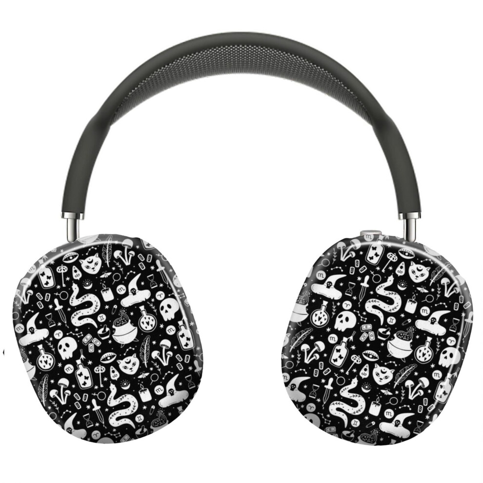 (Witchcraft Gothic Halloween Witch Horror_15077) Protective Cover For Airpods Max Headphones Aesthetic Print Snap On Cases 8841579121343