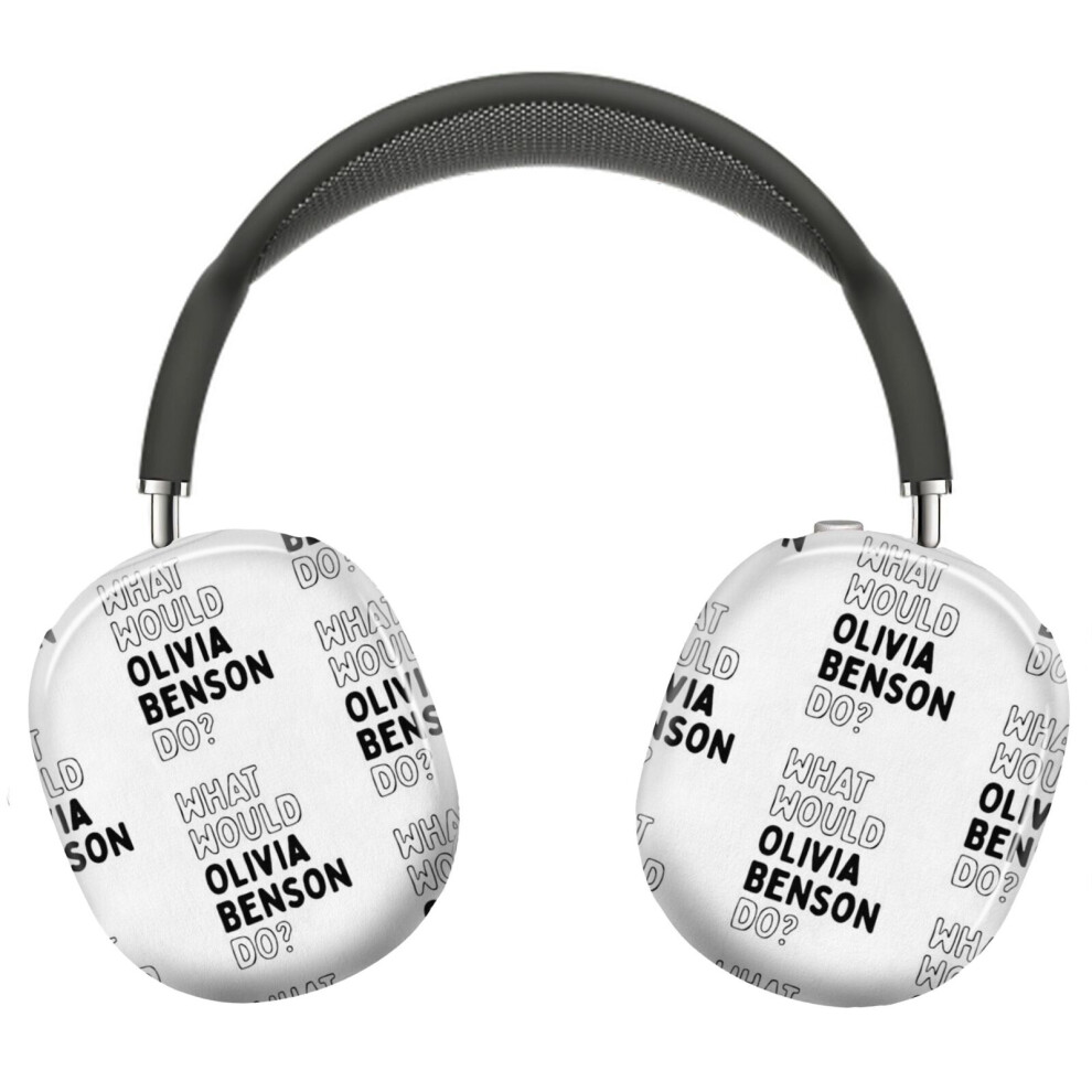(What Would Olivia Benson Do_10702) Protective Cover For Airpods Max Headphones Aesthetic Print Snap On Cases 8841579119593