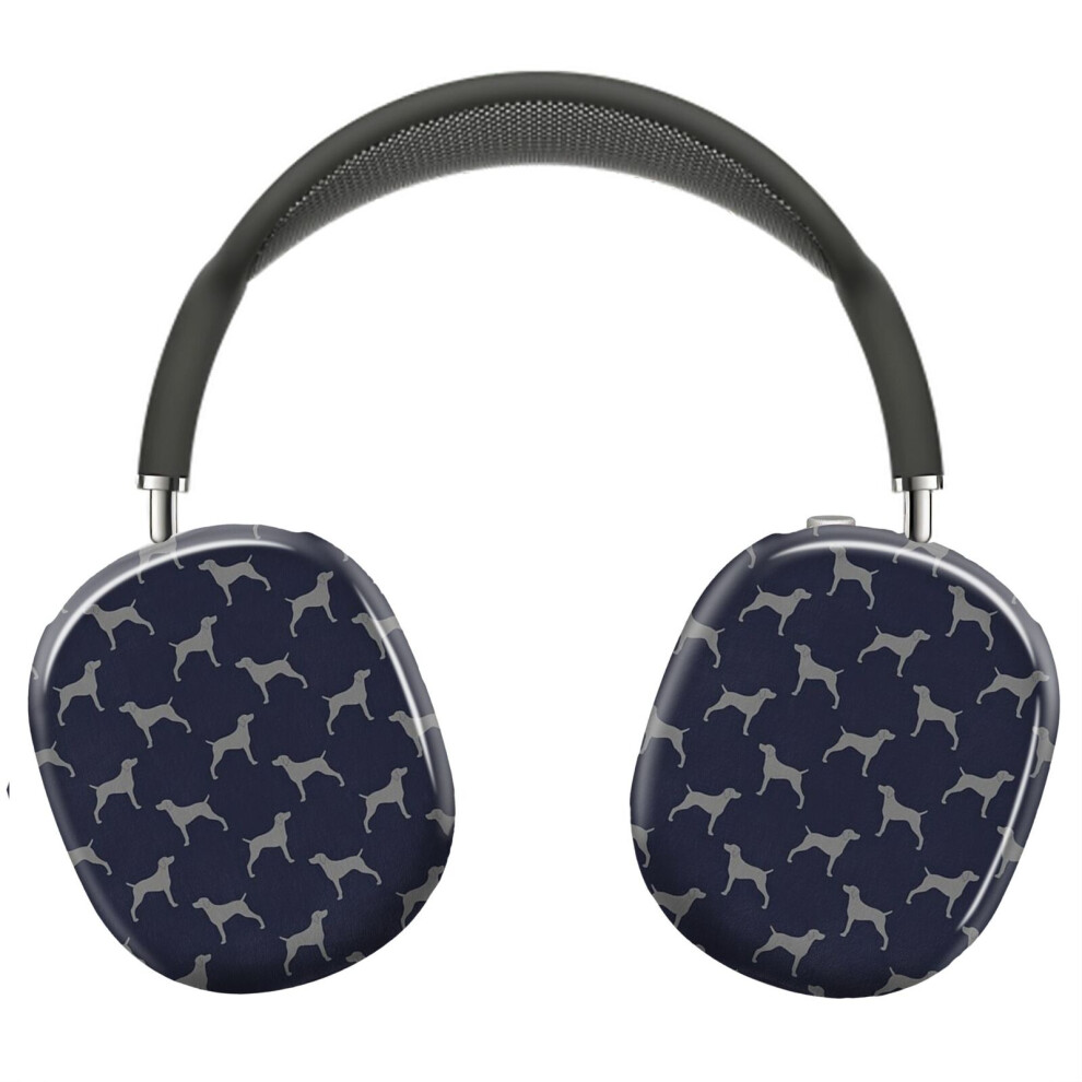 (Weimaraner Silhouette(S)_7795) Protective Cover For Airpods Max Headphones Aesthetic Print Snap On Cases 8841579119319