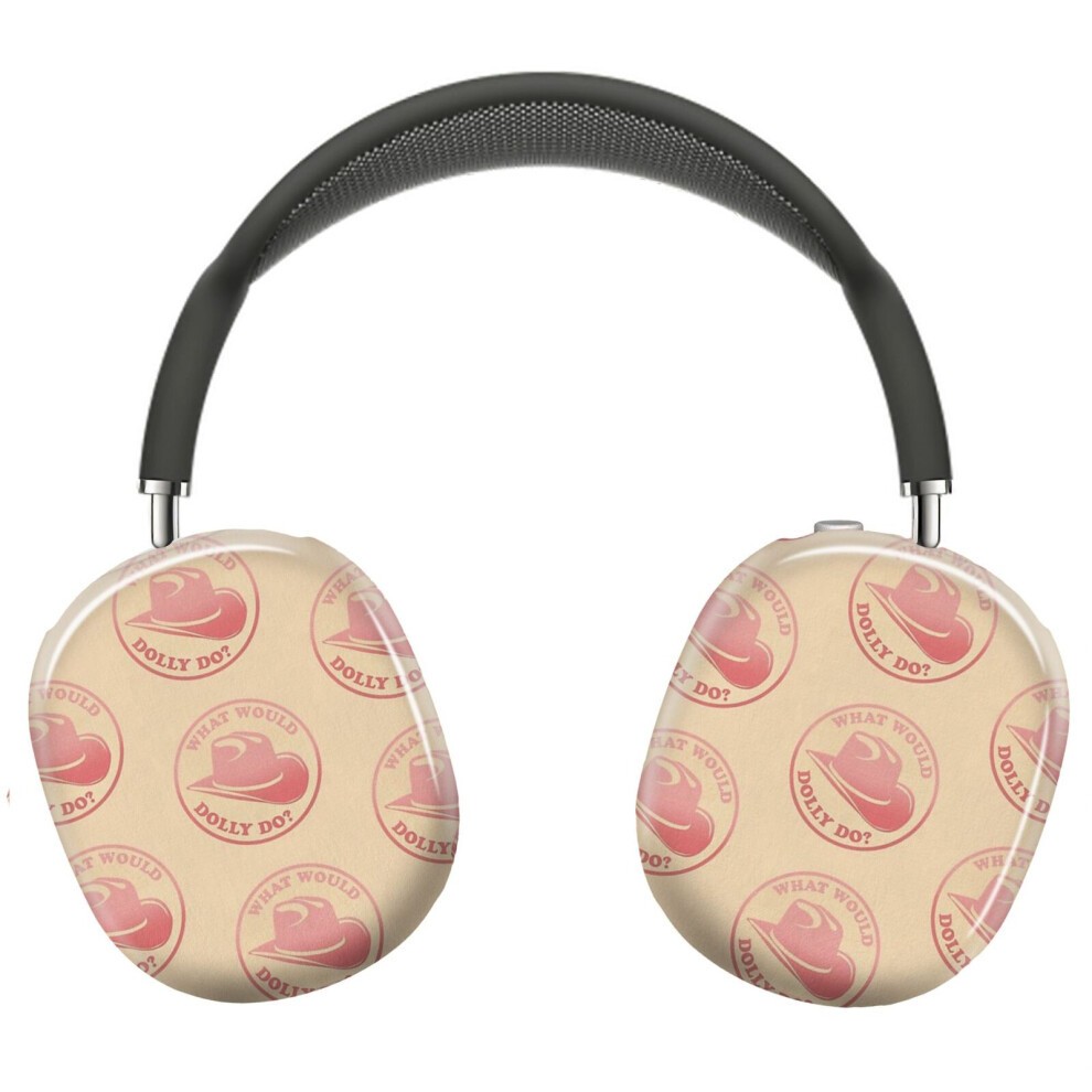 Bearlad (What Would Dolly Do_6686) Protective Cover For Airpods Max Headphones Aesthetic Print Snap On Cases