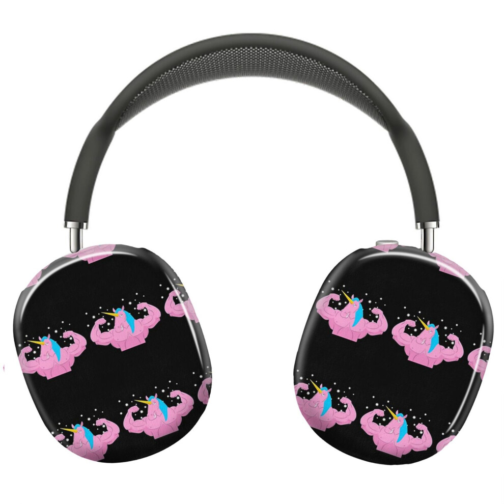 (Unicorn Weightlifting Fitness Gym Deadlift Rainbows Party Men Women_3673) Protective Cover For Airpods Max Headphones Aesthetic Print Snap On Cases 8841579128427