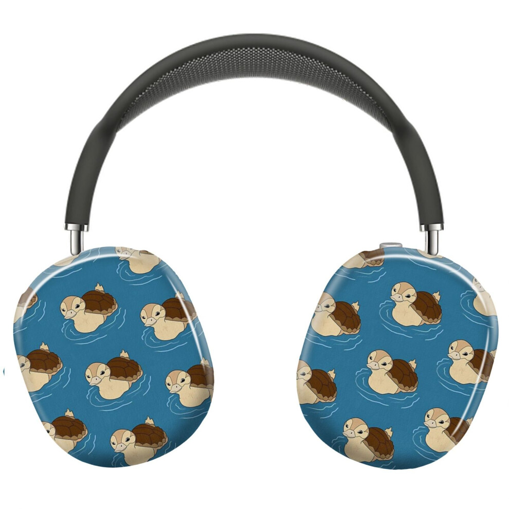 (Turtle Duck _22257) Protective Cover For Airpods Max Headphones Aesthetic Print Snap On Cases 8841579128106