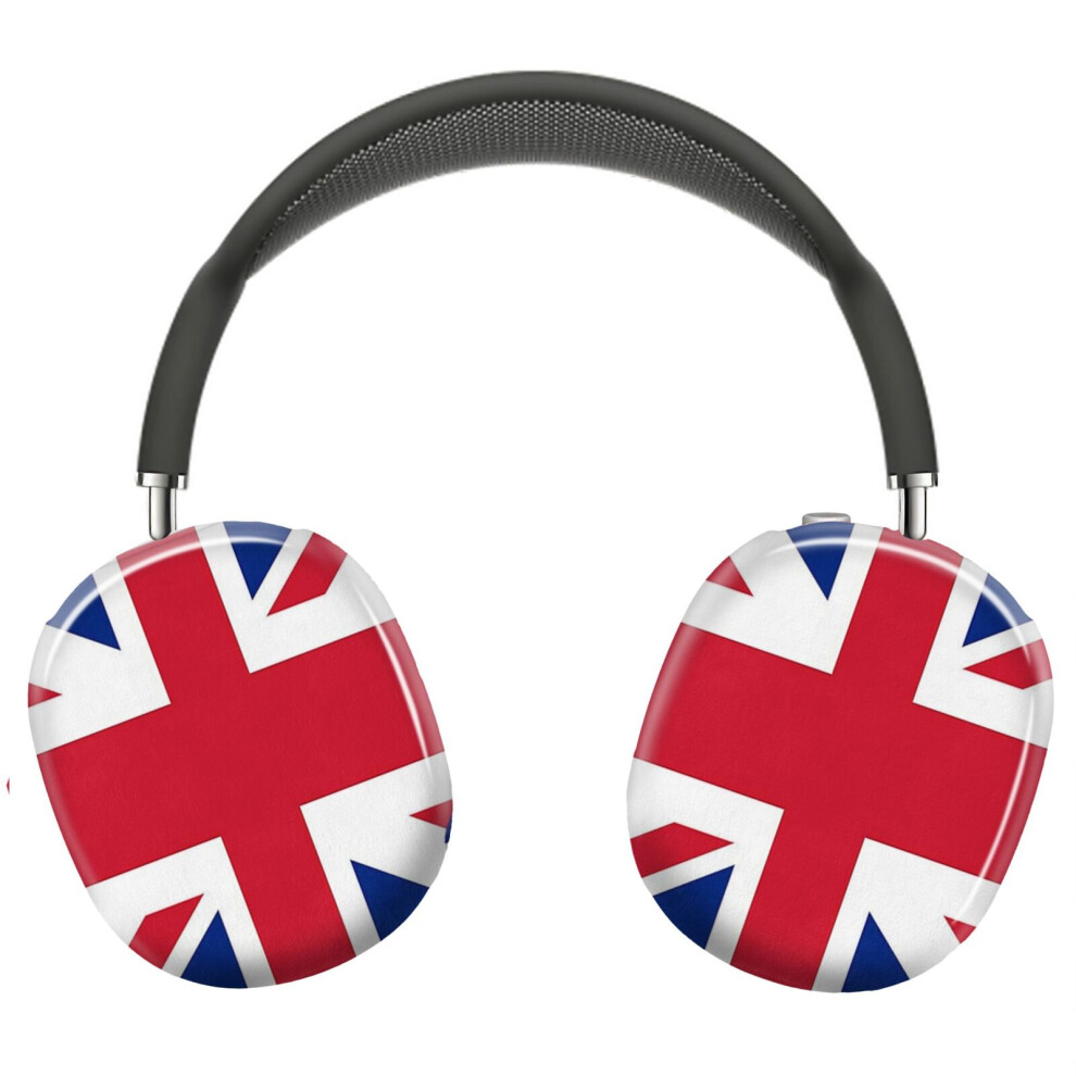 (Union Jack - Best Of British_9781) Protective Cover For Airpods Max Headphones Aesthetic Print Snap On Cases 8841579128380