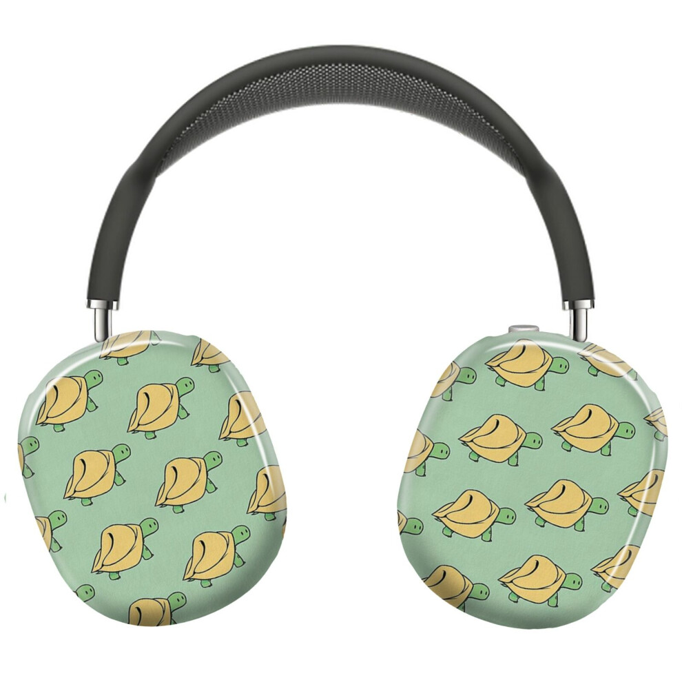 (Turtellini Turtle Noodle Cute Tortellini Tortoise_6683) Protective Cover For Airpods Max Headphones Aesthetic Print Snap On Cases 8841579128120