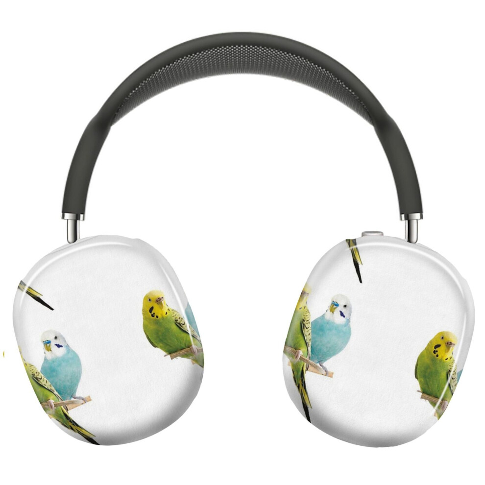(The Parakeet Cute And Tiny Birds_2788) Protective Cover For Airpods Max Headphones Aesthetic Print Snap On Cases 8841579125143