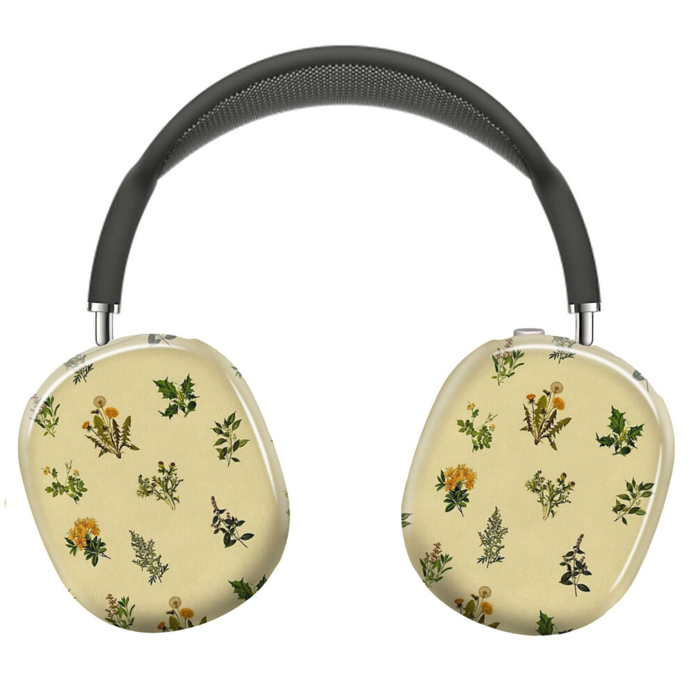 (Vintage Botanical Pack_6890) Protective Cover For Airpods Max Headphones Aesthetic Print Snap On Cases 8841579117018