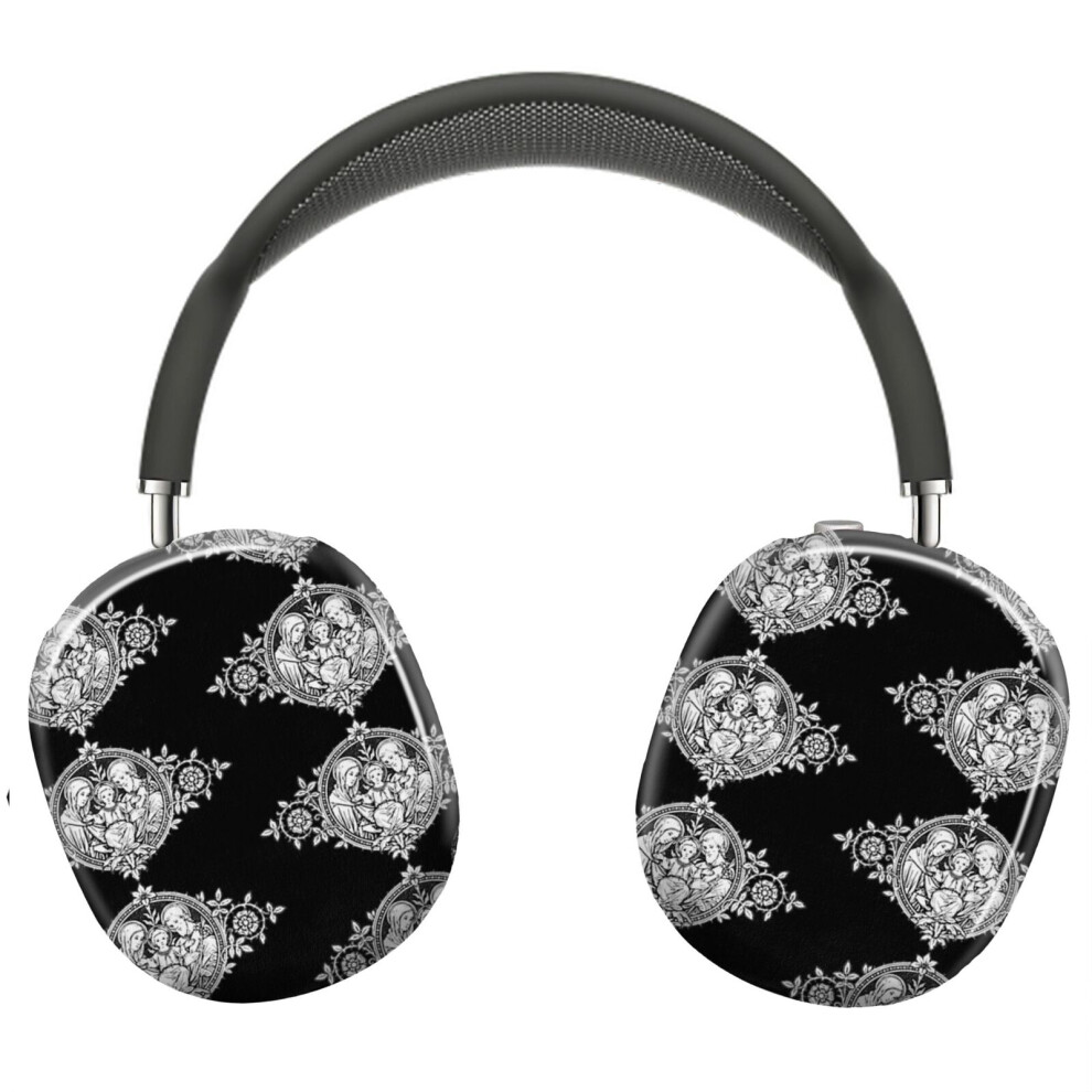 (Vintage Holy Family_5994) Protective Cover For Airpods Max Headphones Aesthetic Print Snap On Cases 8841579116783