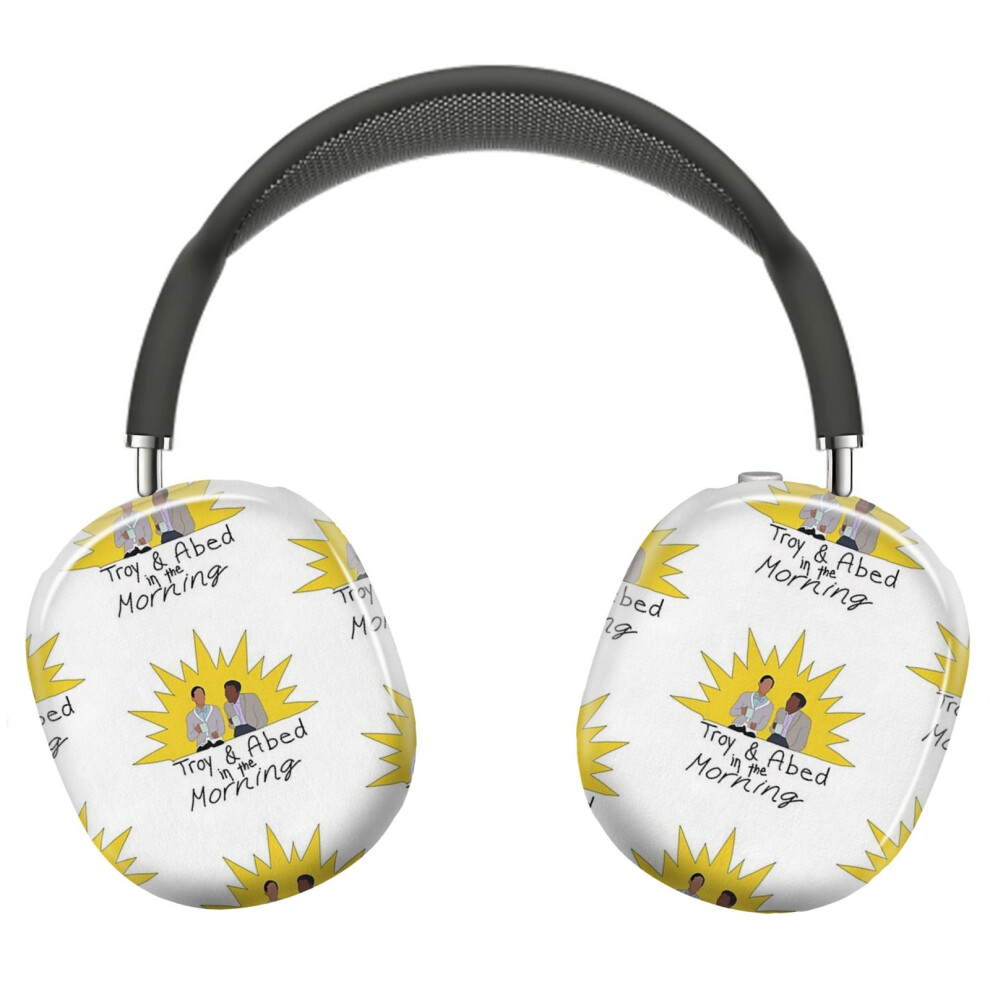 (Troy And Abed In Morning Community Tv Show_3757) Protective Cover For Airpods Max Headphones Aesthetic Print Snap On Cases 8841579127697