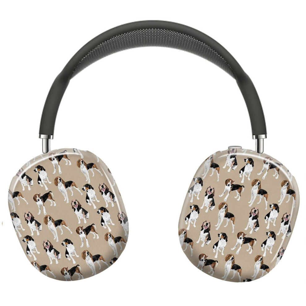 (Treeing Walker Coonhound On Tan_23002) Protective Cover For Airpods Max Headphones Aesthetic Print Snap On Cases 8841579127420