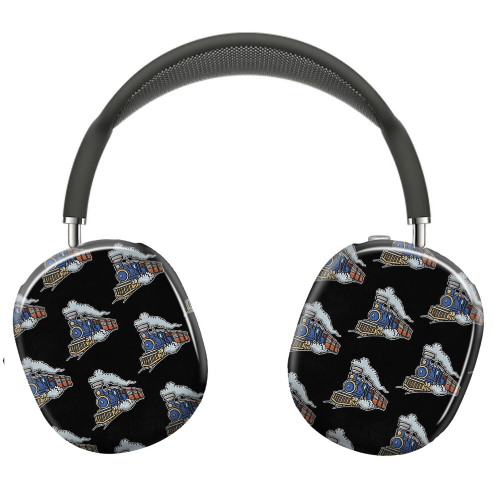 (Train Railroad_22223) Protective Cover For Airpods Max Headphones Aesthetic Print Snap On Cases 8841579126614