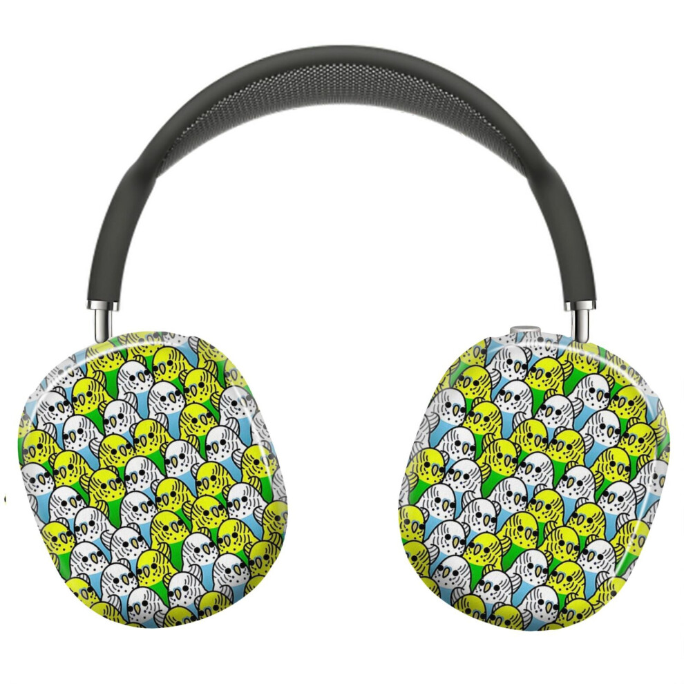 (Too Many Birds! - Budgie Squad 1_11031) Protective Cover For Airpods Max Headphones Aesthetic Print Snap On Cases 8841579126249