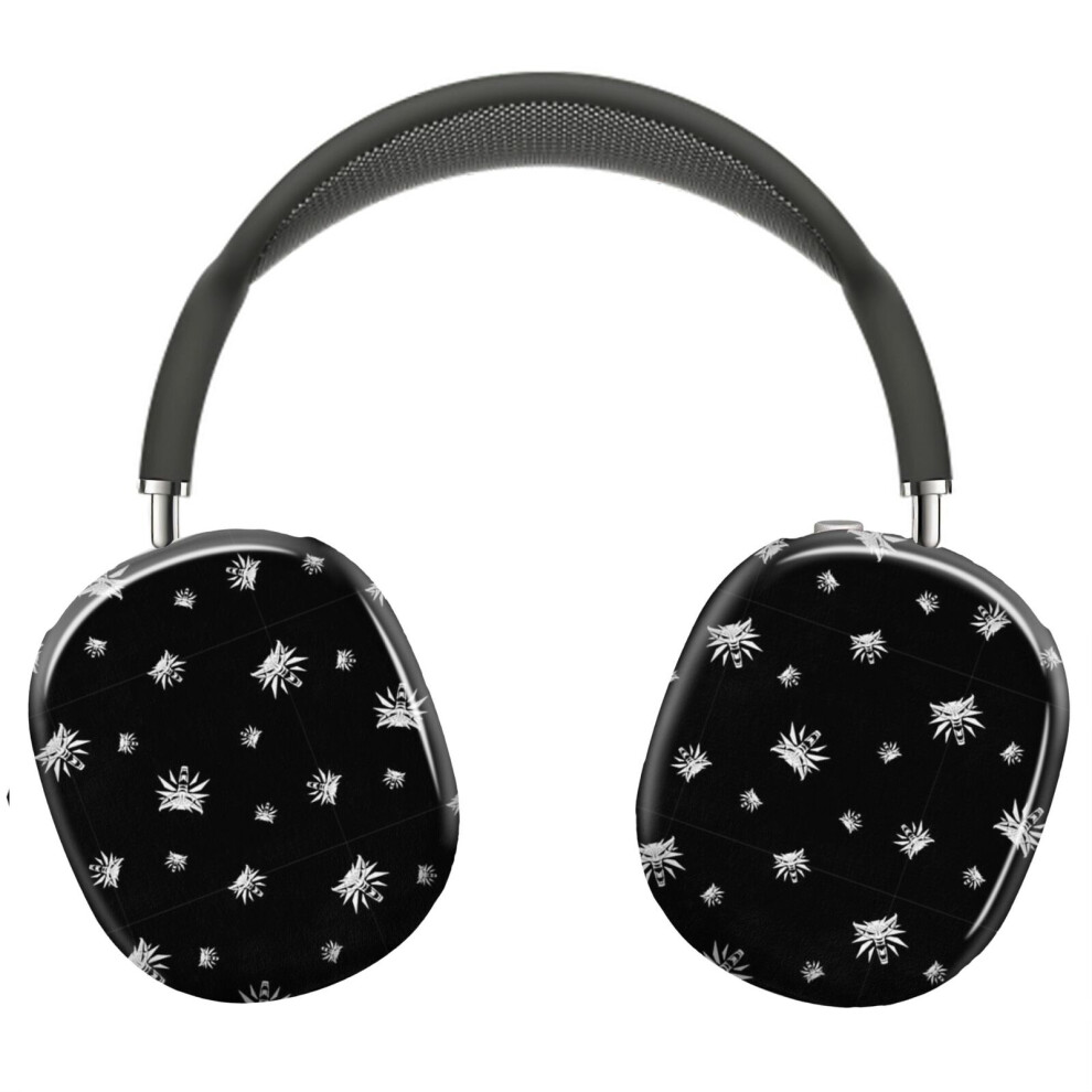 (Wolf School Medallion_5332) Protective Cover For Airpods Max Headphones Aesthetic Print Snap On Cases 8841579121268