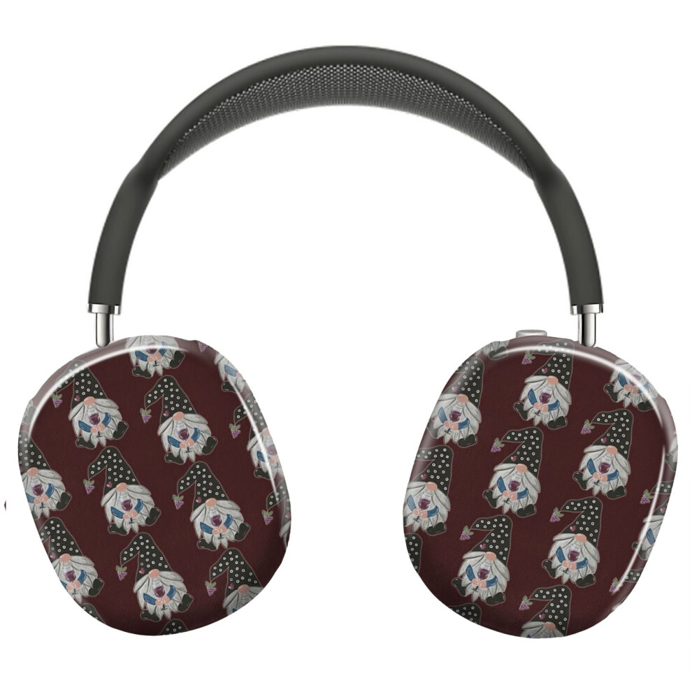 (Wine Gnome_12779) Protective Cover For Airpods Max Headphones Aesthetic Print Snap On Cases 8841579120896