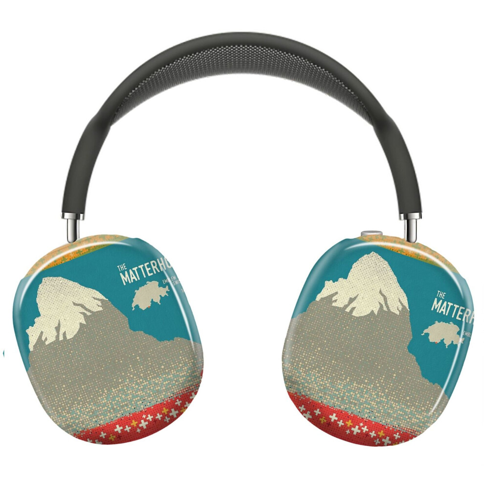 (The Matterhorn_6296) Protective Cover For Airpods Max Headphones Aesthetic Print Snap On Cases 8841579125532