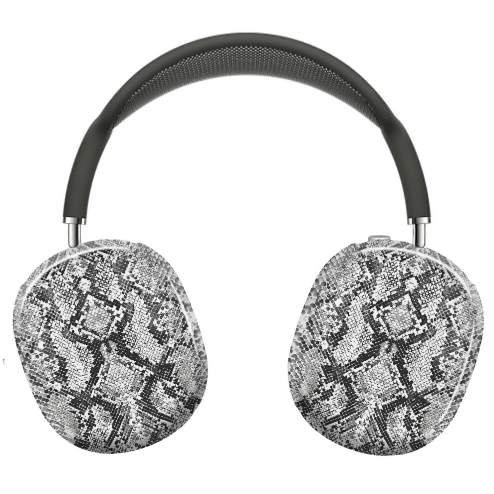 (Trendy Snake Print_12045) Protective Cover For Airpods Max Headphones Aesthetic Print Snap On Cases 8841579127383