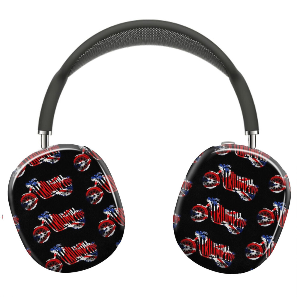 (Triumph_3860) Protective Cover For Airpods Max Headphones Aesthetic Print Snap On Cases 8841579127154