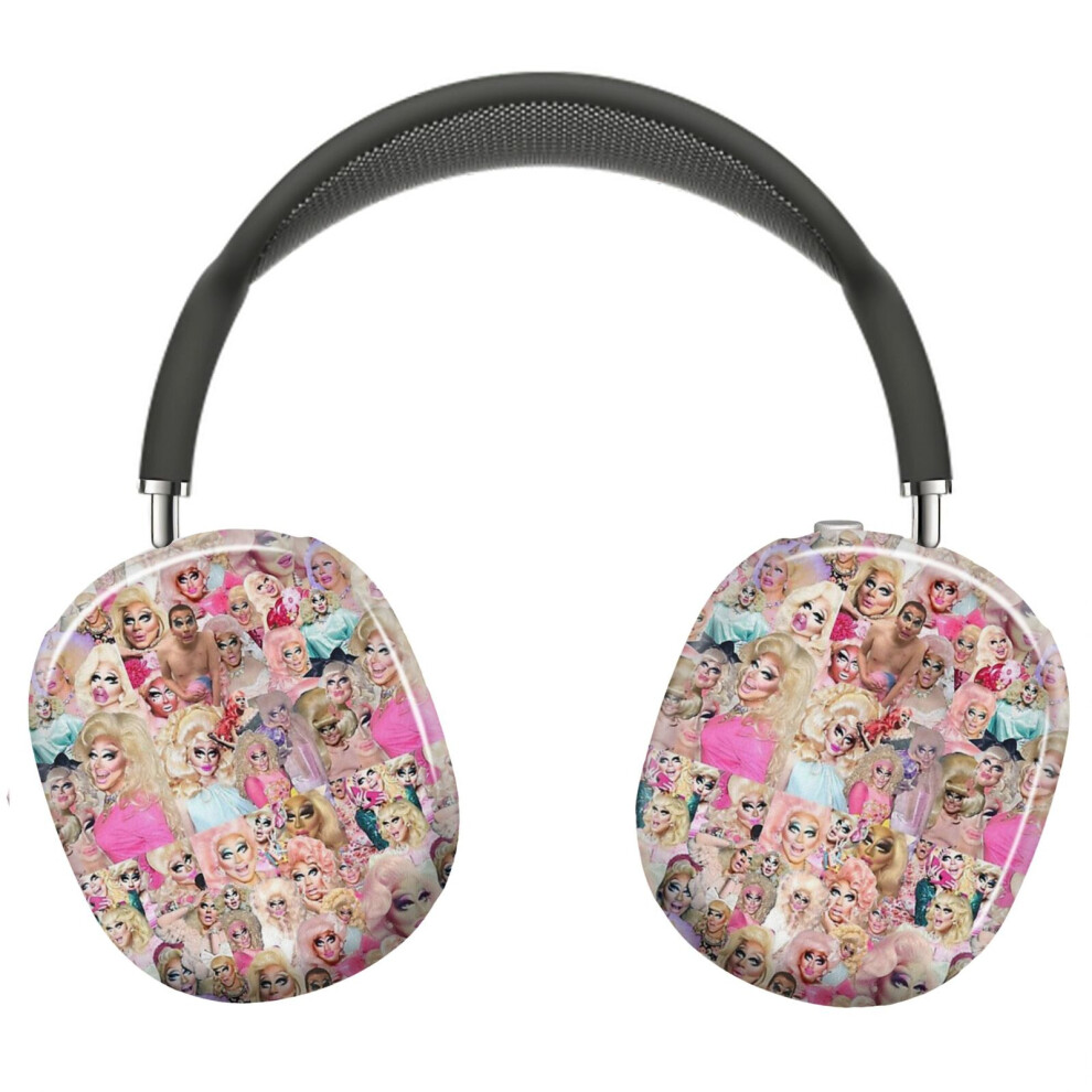 (Trixie Mattel Collage _7058) Protective Cover For Airpods Max Headphones Aesthetic Print Snap On Cases 8841579127116