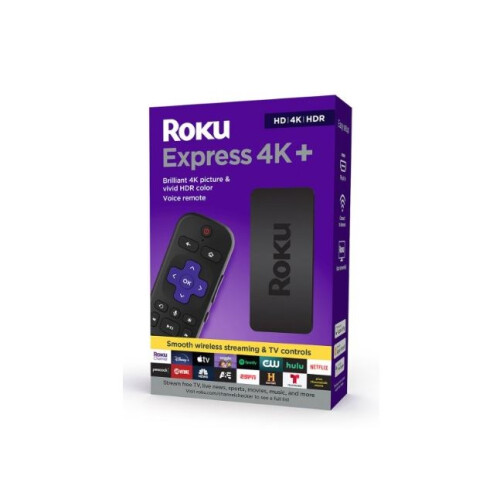 Roku ROKU STREAMING MEDIA PLAYER EXPRESS 4K+ (3941) BLACK