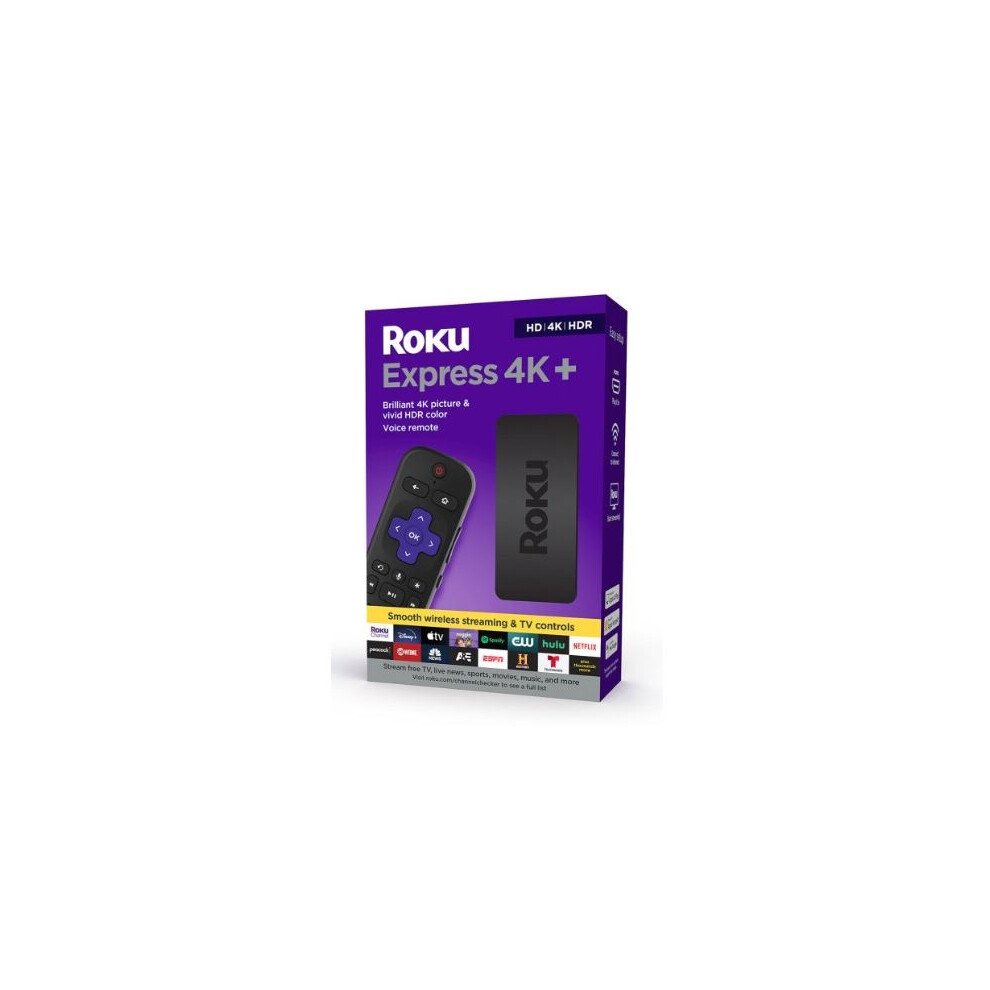 ROKU STREAMING MEDIA PLAYER EXPRESS 4K+ (3941) BLACK