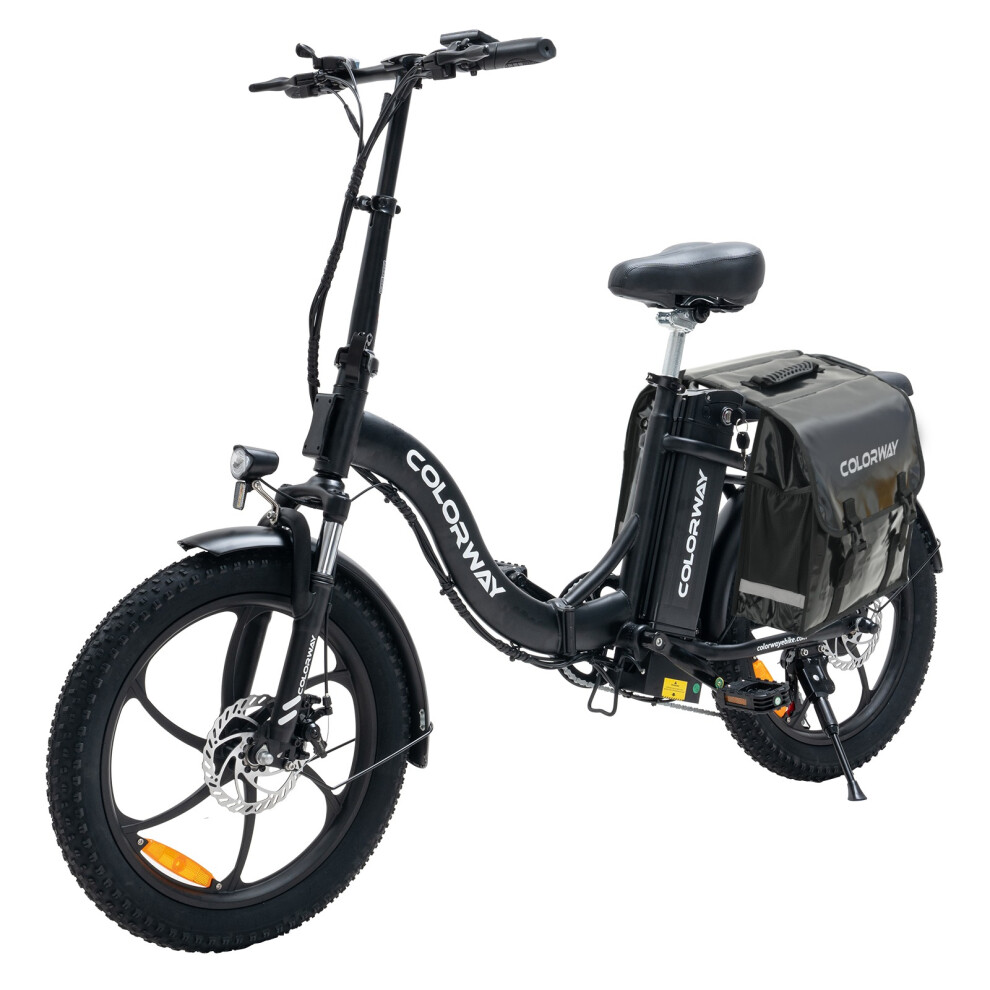 (Black) Colorway BK6S Foldable E-Bike 20 "