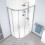 NES Home Nes Home 1200 x 800mm Quadrant Corner Shower Enclosure Chrome 3