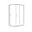 NES Home Nes Home 1200 x 800mm Quadrant Corner Shower Enclosure Chrome 6