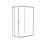 NES Home Nes Home 1200 x 800mm Quadrant Corner Shower Enclosure Chrome 5