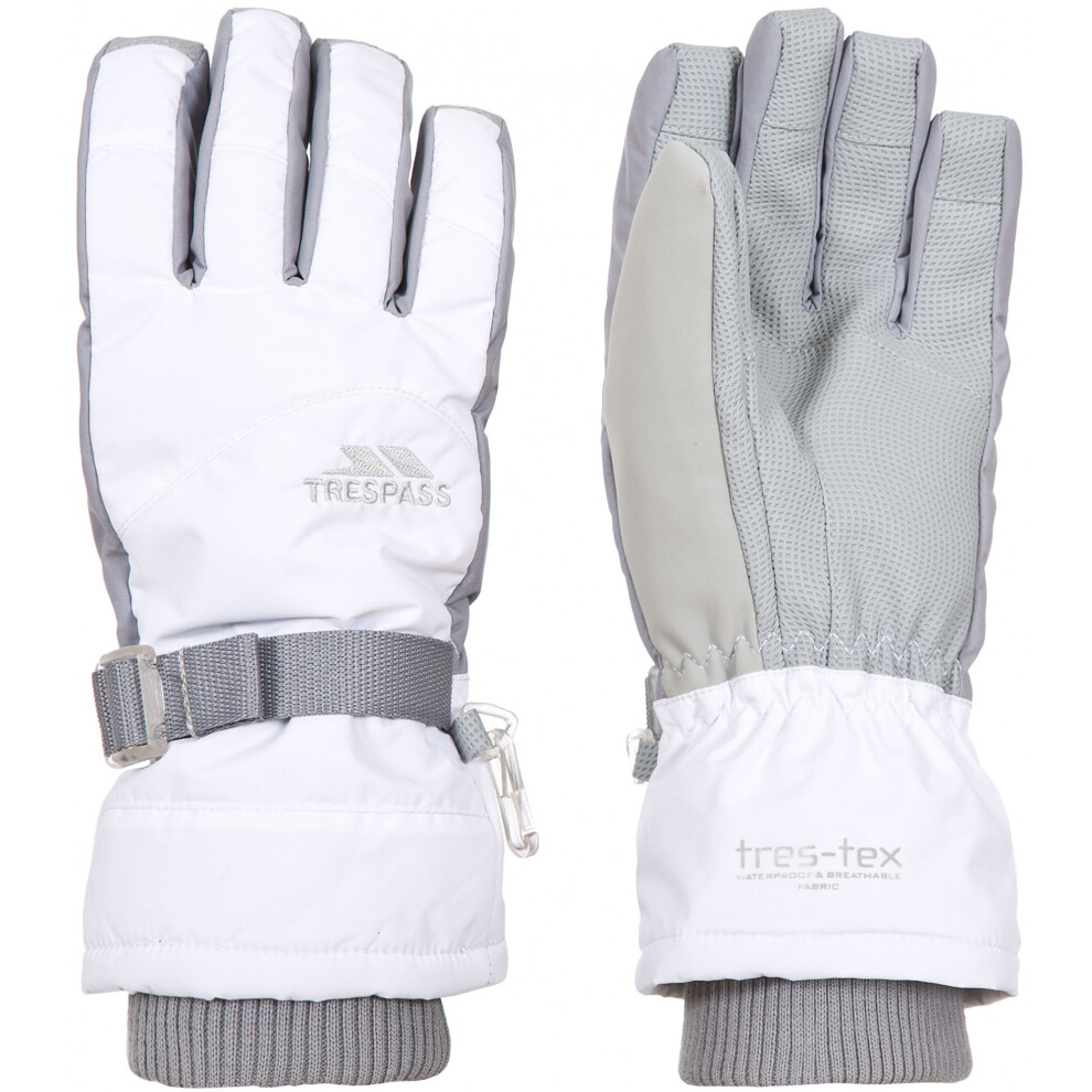 (14/16, WHITE) Trespass Childrens/Kids Vizza II Gloves