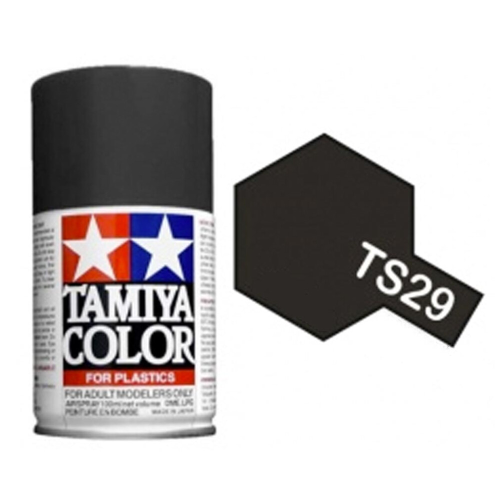 TAMIYA TS-29 Semi Gloss Black 100ml Plastic Model Kit Spray Paint 85029