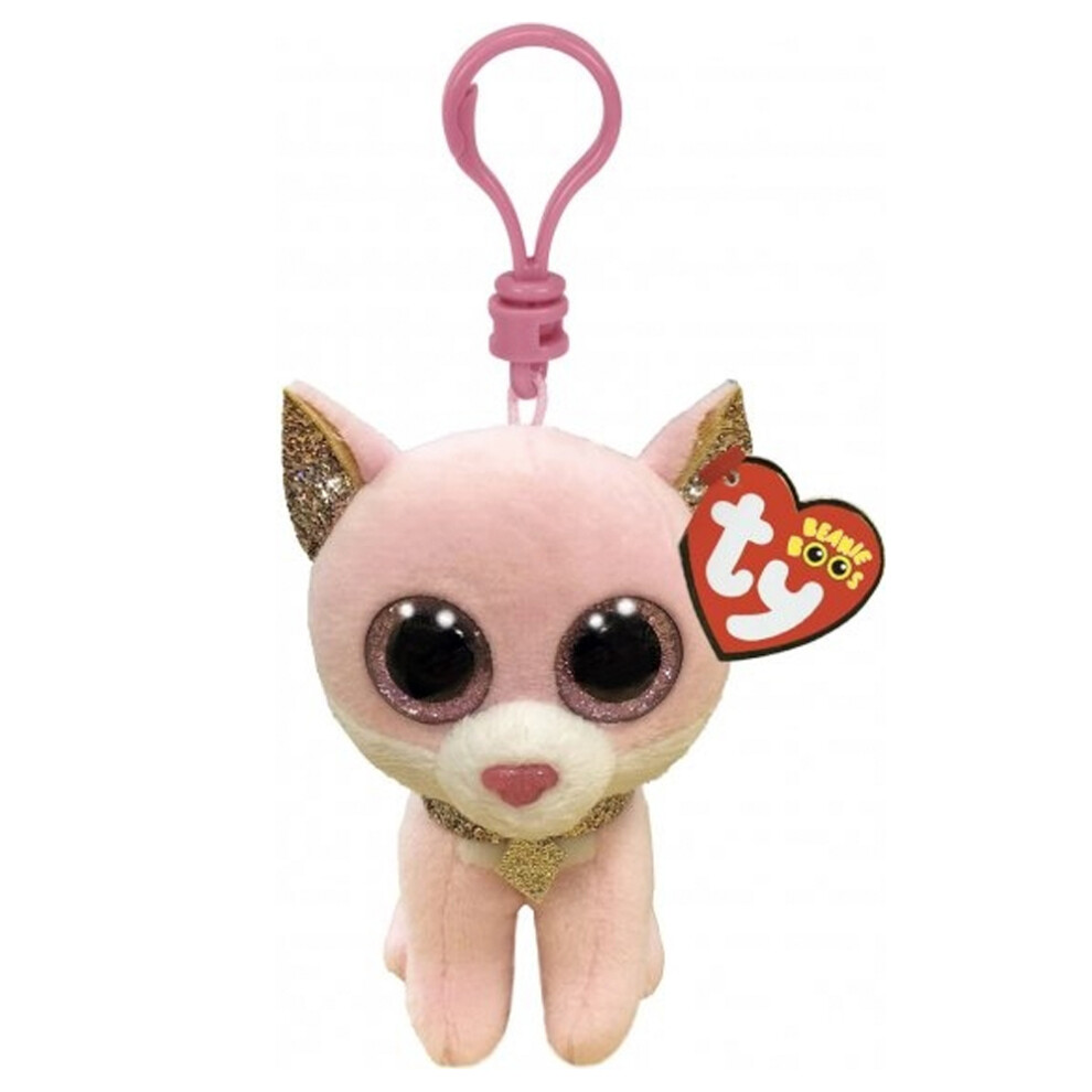 Ty Fiona the Cat - Beanie Boo - Key Clip 35247