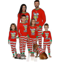 (Men-4XL) Grinch Sleepwear Christmas Family Matching The Grinch Pajamas Adult Kids Grinch Pyjamas Set