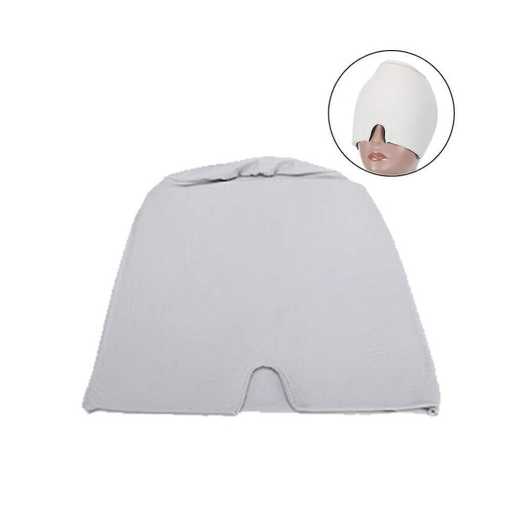 Grey (Grey) Migraine Cap Cold Compress, Migraine Relief Cap For Headache Eyes Mask For Puffy Eyes, Stress Relief