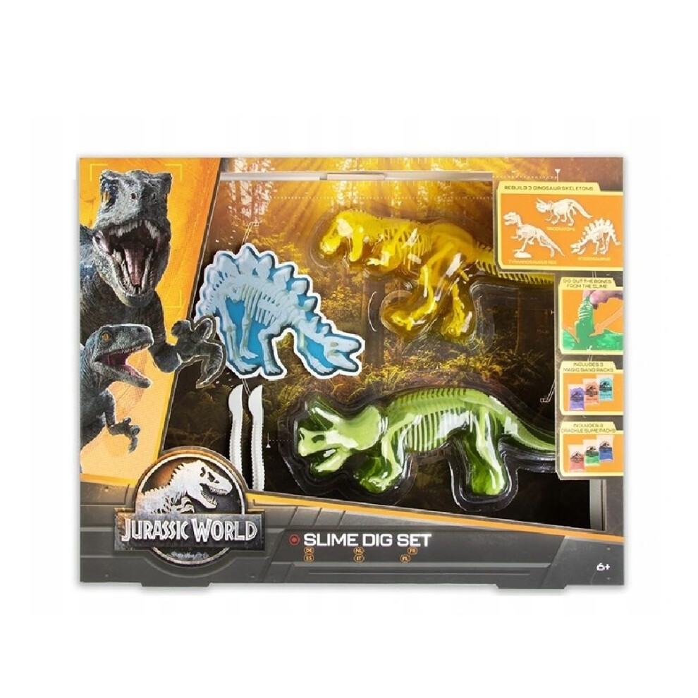 Jurassic World 3 In 1 Slime Dig Kit