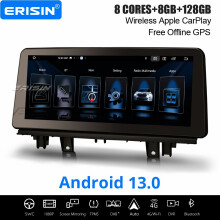 Erisin 12.3" IPS 8-Core Android 13 DAB+ Car Stereo For BMW X1 F48 NBT Satnav CarPlay 8GB+128GB WiFi Android AUTO 4G DSP Idrive