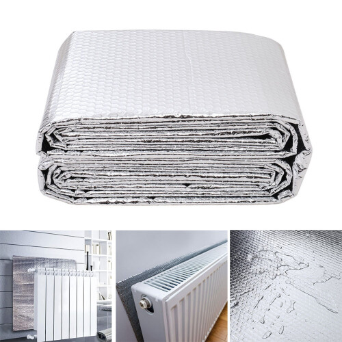 Living And Home Radiator Heat Reflective Bubble Insulation Foil 5m x 0.6m 1