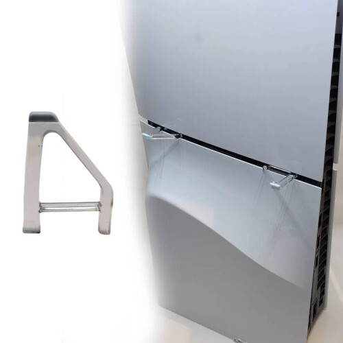 PS5 Triangle Stand - Horizontal Positioning, Fixed Heat-Dissipation Support, Anti-Slip, Lightweight Transparent Plastic 2